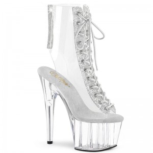 Pleaser Adore-1016C-2 Laarzen Dames Clear | BCDTR-BE