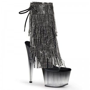 Pleaser Adore-1017RSFT Laarzen Dames Zwart | SVWLN-BE