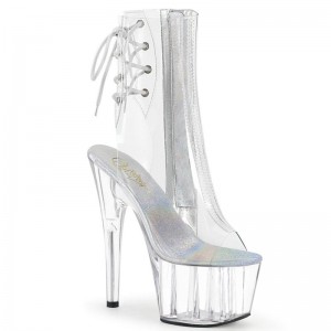 Pleaser Adore-1018C Laarzen Dames Clear | WZUOD-BE