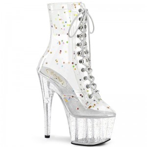 Pleaser Adore-1020C-2 Laarzen Dames Clear | RHSTA-BE