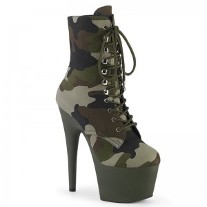 Pleaser Adore-1020CAMO Laarzen Dames Camo | GCQES-BE