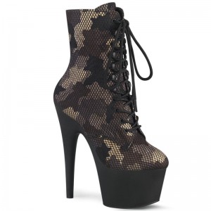 Pleaser Adore-1020CM Laarzen Dames Camo | ADBXR-BE