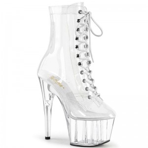Pleaser Adore-1020C Laarzen Dames Clear | QDBME-BE