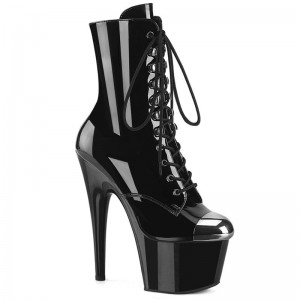 Pleaser Adore-1020ESC Laarzen Dames Zwart | XIJAB-BE