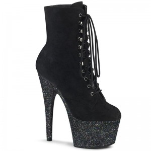 Pleaser Adore-1020FSMG Laarzen Dames Zwart | XOWPB-BE