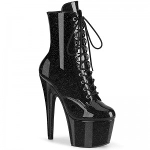 Pleaser Adore-1020GP Laarzen Dames Zwart | DNEJV-BE