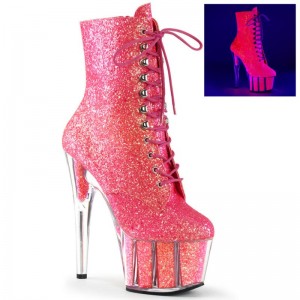Pleaser Adore-1020G Laarzen Dames Roze | JXVKA-BE