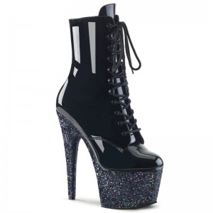 Pleaser Adore-1020LG Laarzen Dames Zwart | PMGEU-BE