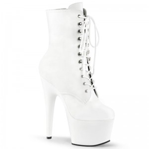Pleaser Adore-1020 Laarzen Dames Wit | CRTMF-BE