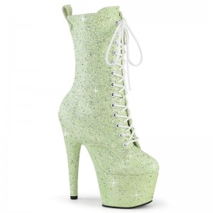 Pleaser Adore-1040GR Laarzen Dames Groen | CODQB-BE