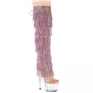 Pleaser Adore-3019C-RSF Hoge Hakken Dames Roze | MFCEJ-BE