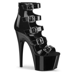 Pleaser Adore-700-33 Laarzen Dames Zwart | YIHKD-BE