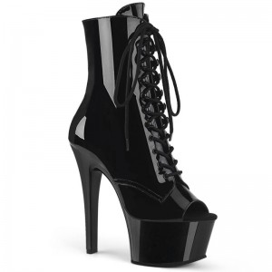 Pleaser Aspire-1021 Laarzen Dames Zwart | BOFGA-BE