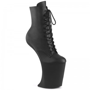 Pleaser Bewitched-1020 Faux Leather Laarzen Dames Zwart | GLHJI-BE