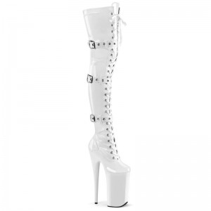 Pleaser Beyond-3028 Hoge Hakken Dames Wit | GFDOW-BE