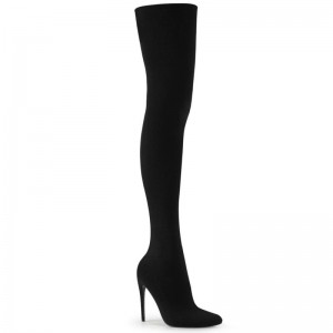 Pleaser Courtly-3005 Hoge Hakken Dames Zwart | YOBHR-BE