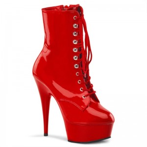 Pleaser Delight-1020 Laarzen Dames Rood | XHIOJ-BE