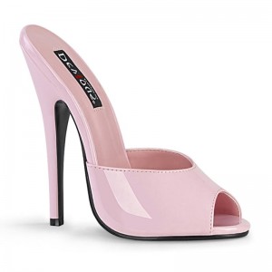 Pleaser Domina-101 Mules Dames Roze | SYKXV-BE