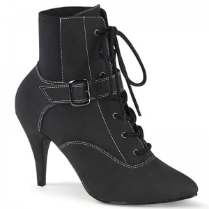 Pleaser Dream-1022 Vegan Leather Laarzen Dames Zwart | GEOFN-BE
