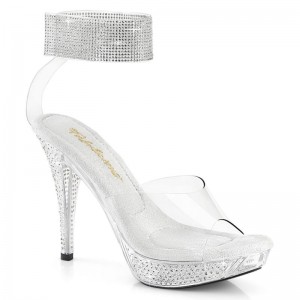 Pleaser Elegant-442 Hakken Dames Clear | ZDTBS-BE
