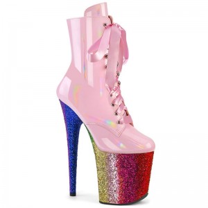 Pleaser Flamingo-1020HG Laarzen Dames Roze Gekleurd | IXBRF-BE