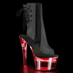 Pleaser Flashdance-1018C-7 Laarzen Dames Clear | OMQYP-BE