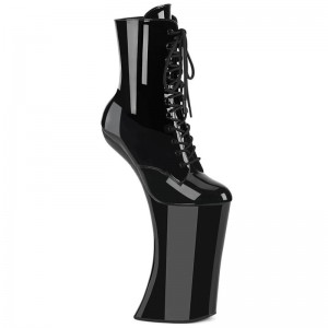 Pleaser Forbidden-1020 Laarzen Dames Zwart | WUJVT-BE