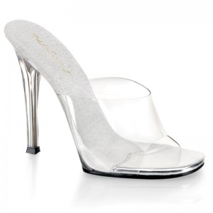 Pleaser Gala-01 Badslippers Dames Clear | IQPFV-BE