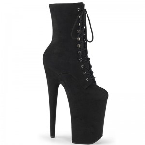 Pleaser Infinity-1020FS Laarzen Dames Zwart | PZSLN-BE