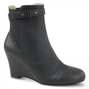 Pleaser Kimberly-102 Vegan Leather Laarzen Dames Zwart | PZUEO-BE