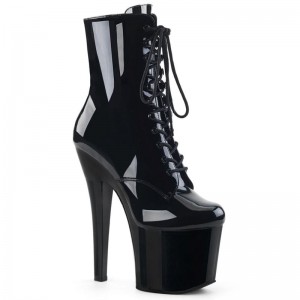 Pleaser Radiant-1020 Laarzen Dames Zwart | KYDFZ-BE