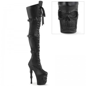 Pleaser Rapture-3028 Vegan Leather Hoge Hakken Dames Zwart | XEFOQ-BE