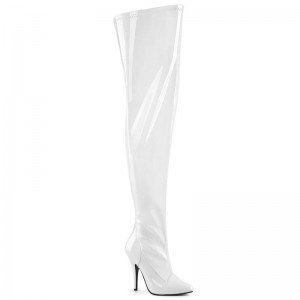 Pleaser Seduce-3000WC Hoge Hakken Dames Wit | GRLED-BE