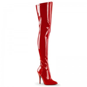 Pleaser Seduce-3000 Hoge Hakken Dames Rood | FHURG-BE