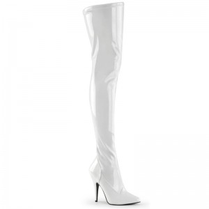 Pleaser Seduce-3000 Hoge Hakken Dames Wit | BFHVA-BE
