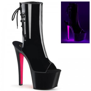Pleaser Sky-1018TT Laarzen Dames Zwart | XVBJP-BE