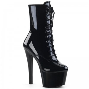 Pleaser Sky-1020 Laarzen Dames Zwart | XBCZA-BE