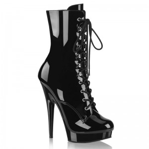 Pleaser Sultry-1020 Laarzen Dames Zwart | GQUWI-BE