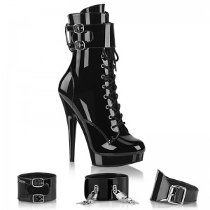 Pleaser Sultry-1023 Laarzen Dames Zwart | YLQFT-BE