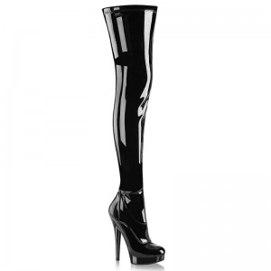 Pleaser Sultry-4000 Hoge Hakken Dames Zwart | MFXNH-BE