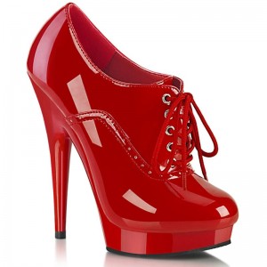 Pleaser Sultry-660 Laarzen Dames Rood | WCXEZ-BE