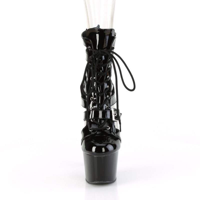 Pleaser Adore-1013MST Laarzen Dames Zwart | OVHLM-BE