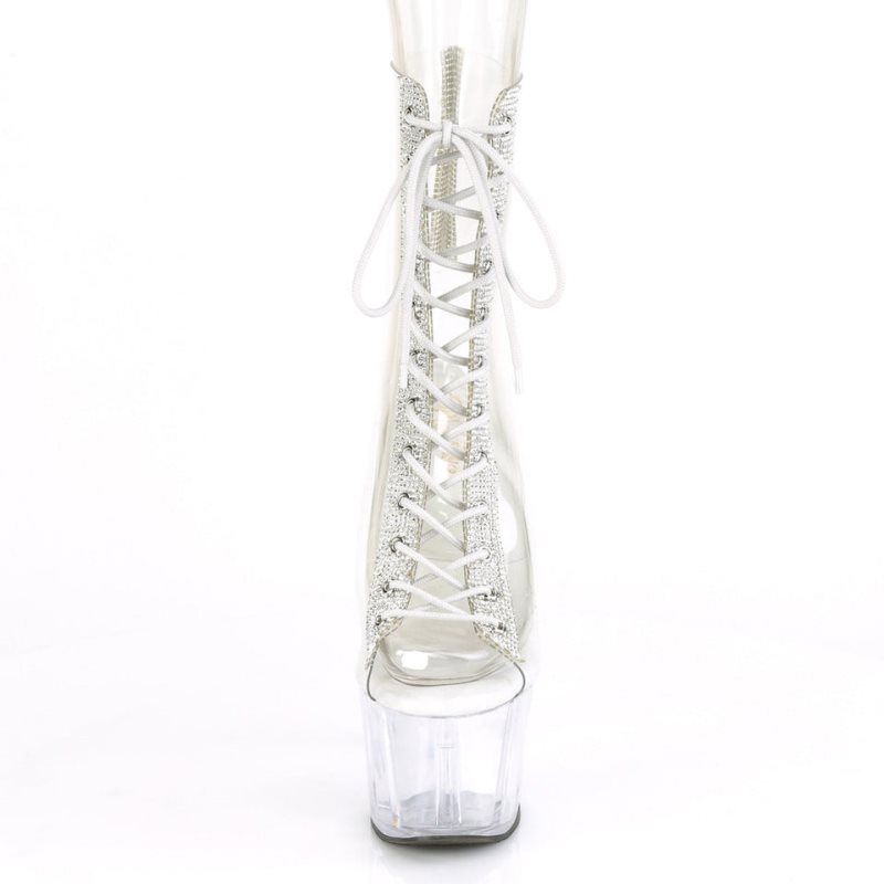Pleaser Adore-1016C-2 Laarzen Dames Clear | BCDTR-BE