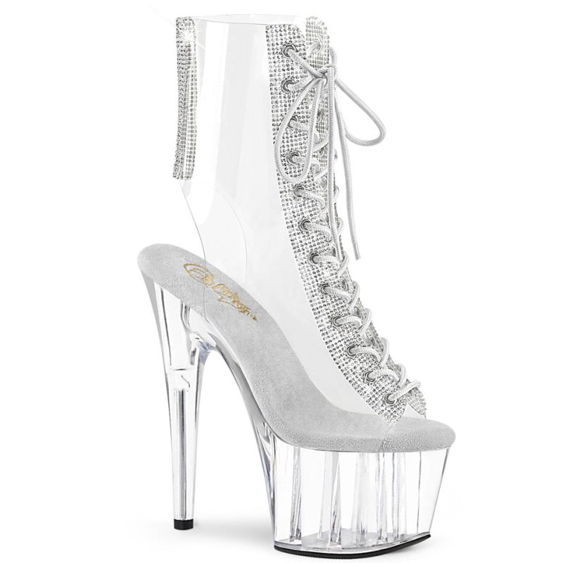 Pleaser Adore-1016C-2 Laarzen Dames Clear | BCDTR-BE