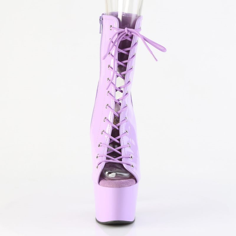 Pleaser Adore-1016 Laarzen Dames Lavendel | SWXIM-BE