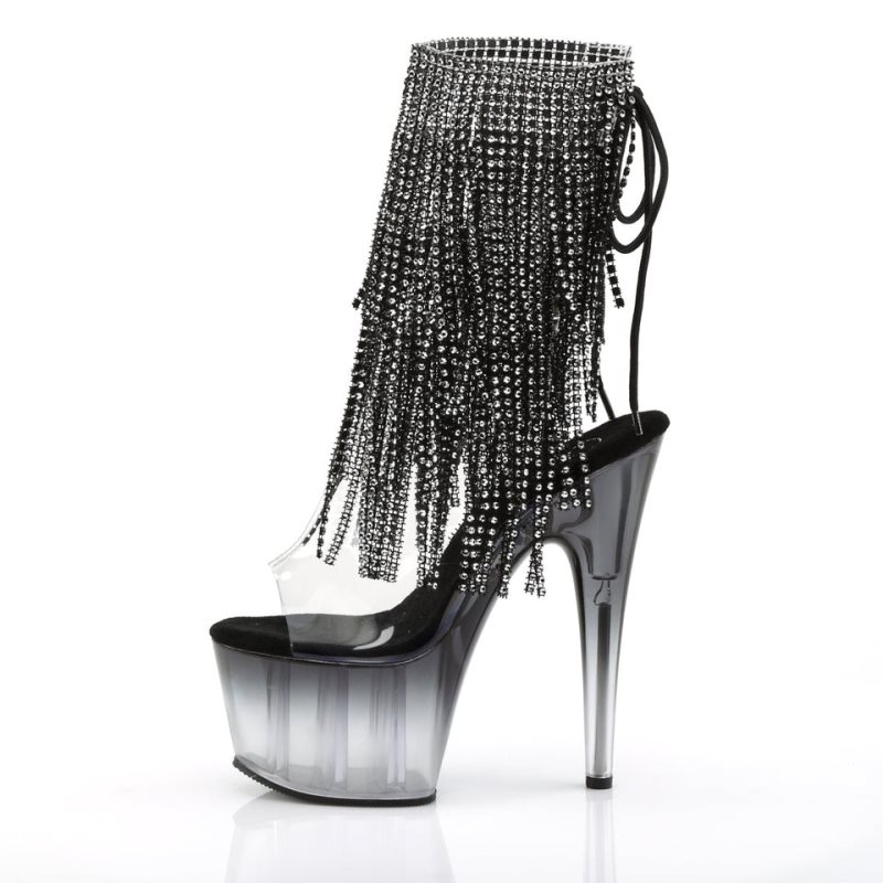 Pleaser Adore-1017RSFT Laarzen Dames Zwart | SVWLN-BE