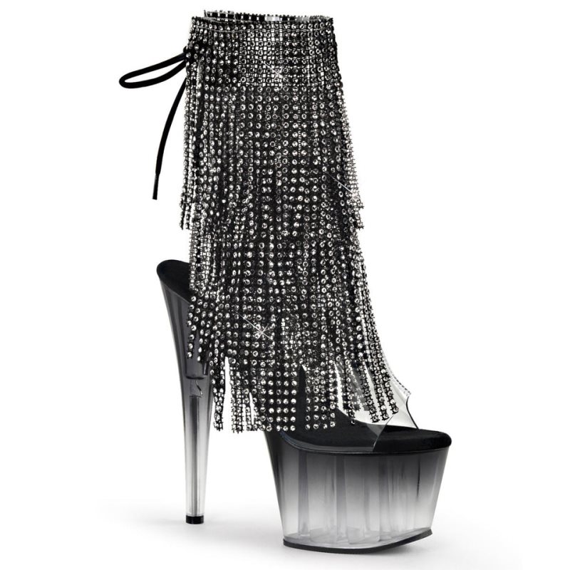 Pleaser Adore-1017RSFT Laarzen Dames Zwart | SVWLN-BE