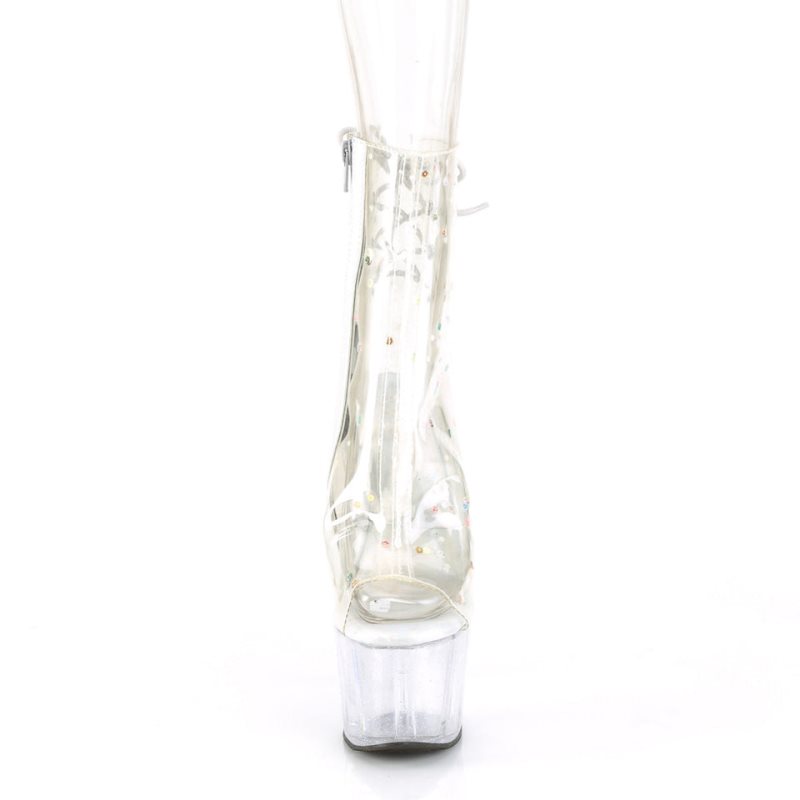 Pleaser Adore-1018C-2 Laarzen Dames Clear | LTVDP-BE