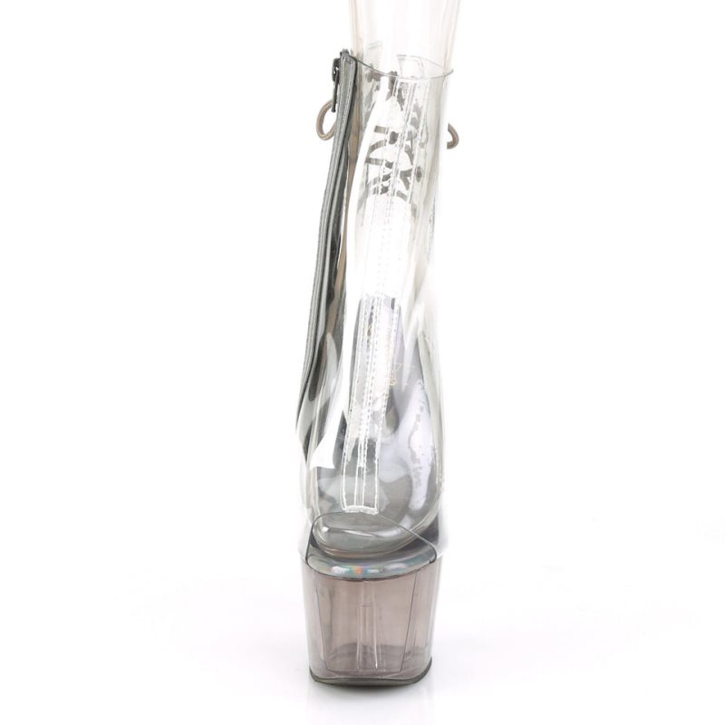 Pleaser Adore-1018CT Laarzen Dames Grijs | RPWDK-BE