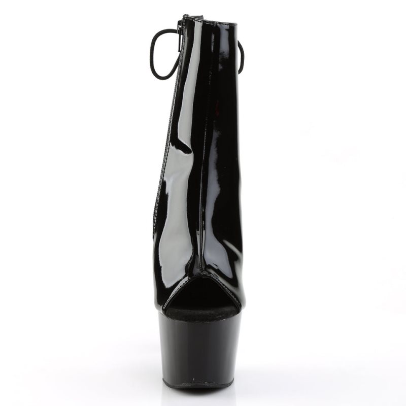 Pleaser Adore-1018 Laarzen Dames Zwart | ACYPI-BE